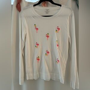 J. Crew Cream Teddie Knit